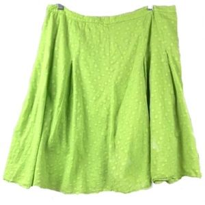 ANN TAYLOR Textured Swing Skirt size 14